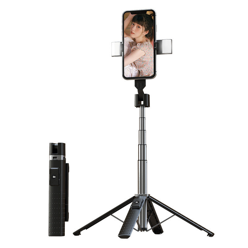 Quadpod Selfie Stick with dual fill light – Vixio, view 4 of 9