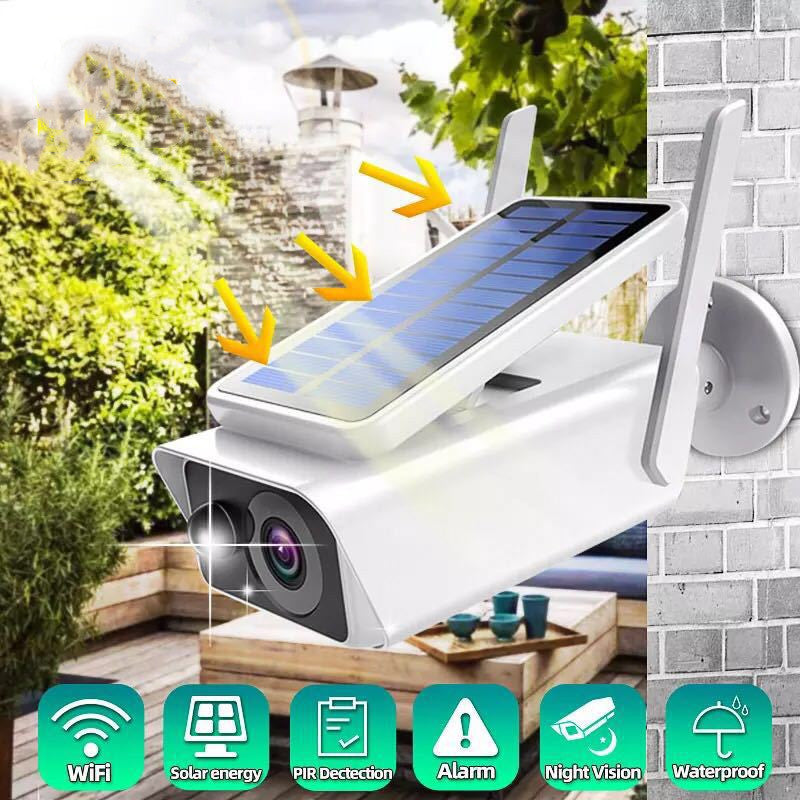 Solar-Powered Wireless WiFi Security Camera – Vixio