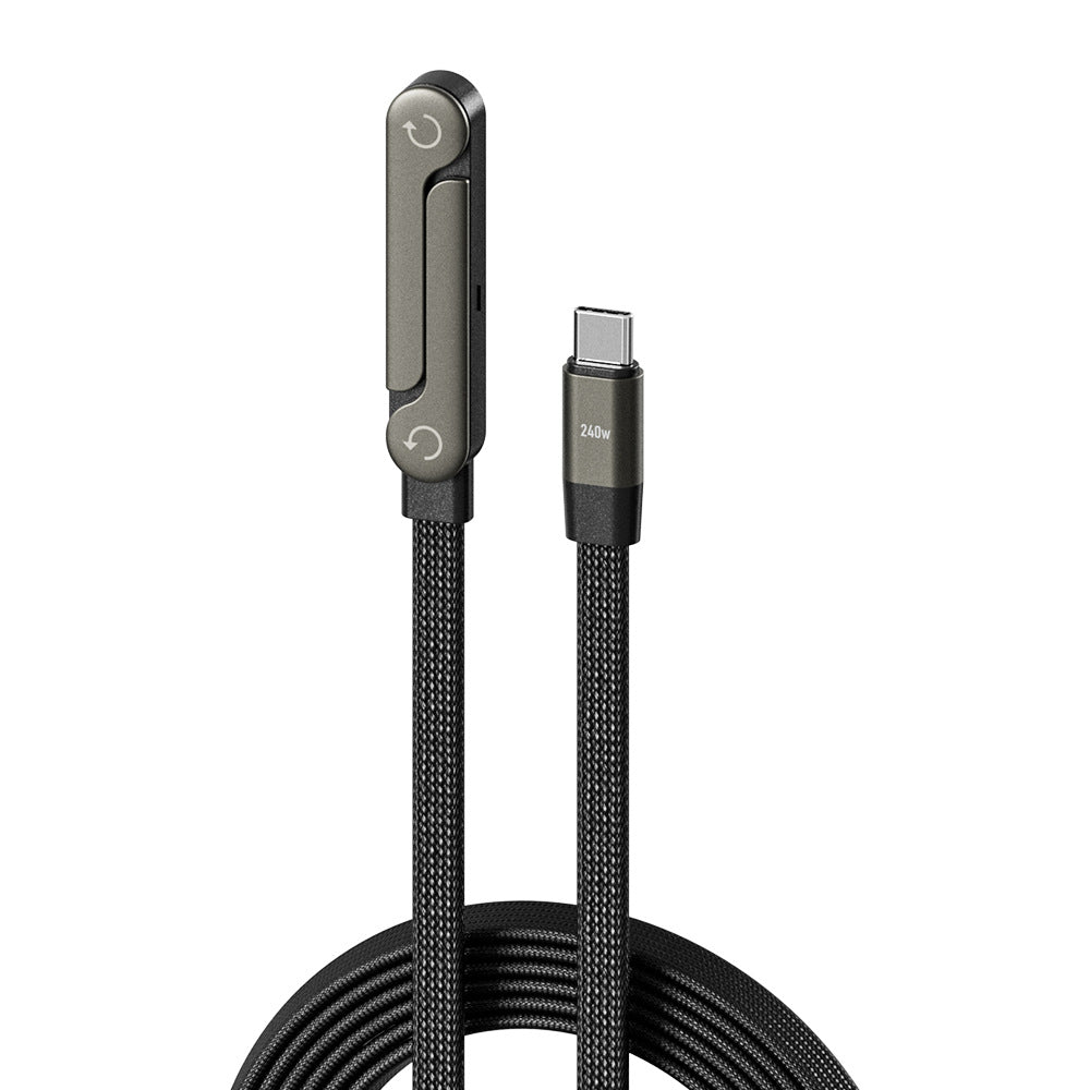 2-in-1 Fast-Charging Cable with foldable phone stand – Vixio, view 6 of 18