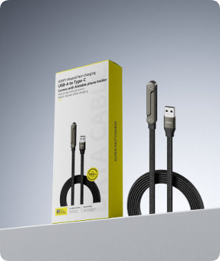 2-in-1 Fast-Charging Cable with foldable phone stand – Vixio, view 17 of 18