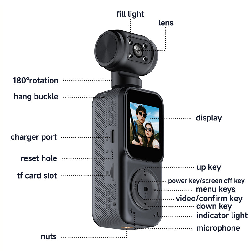4K Dual-Lens Panoramic Action Camera – Vixio, view 3 of 6