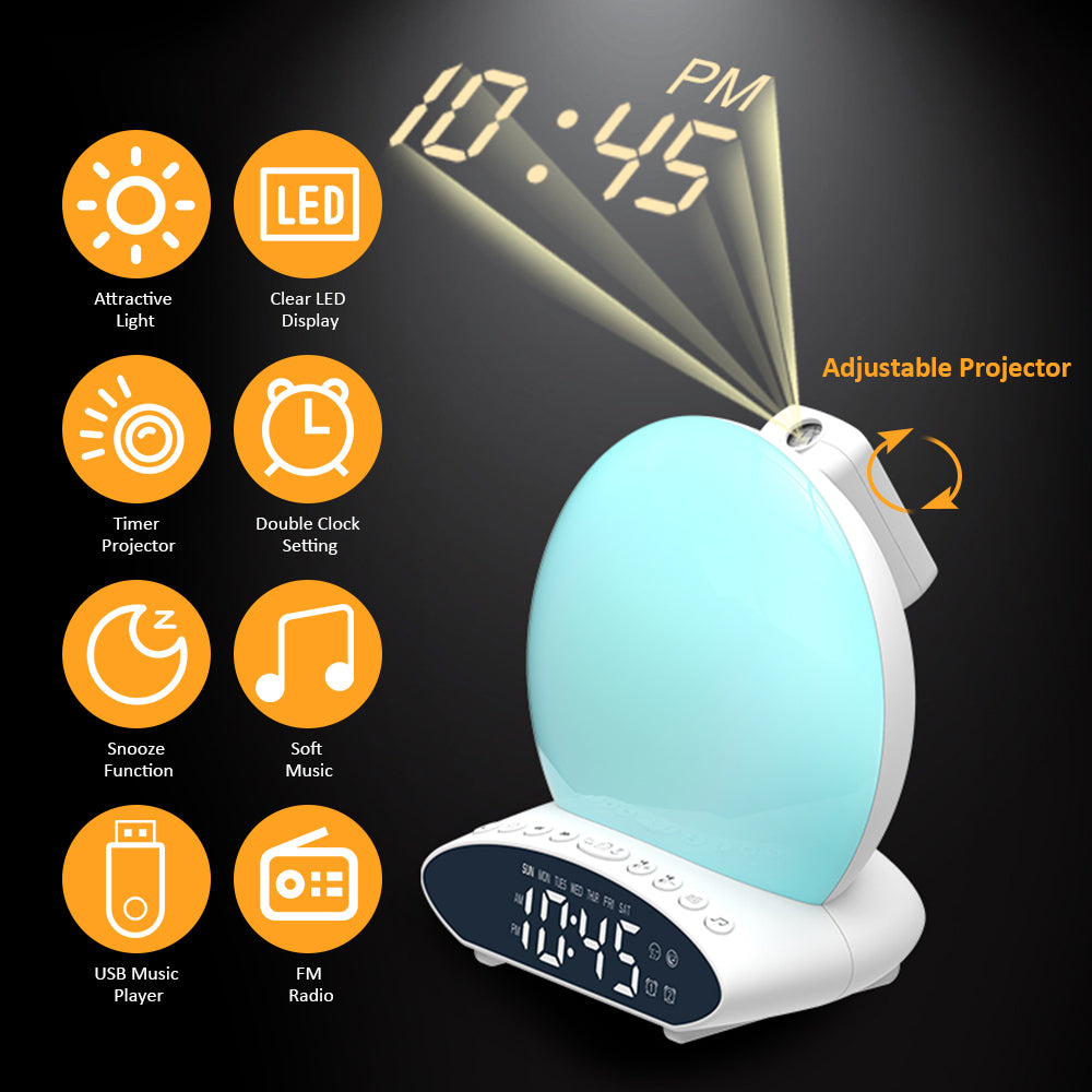 Sunrise Wake-Up Light and Alarm Clock – Vixio